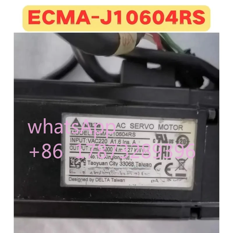 Gebrauchter Servomotor ECMA-J10604RS ECMA J10604RS Normale Funktion getestet OK