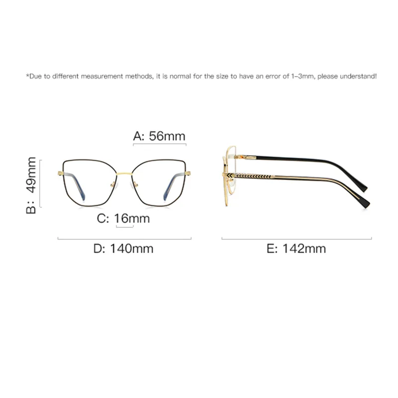 Ceofy женские брендовые дизайнерские оправы для очков Cateye, модные оправы для очков по рецепту для женщин, Новое поступление 2023