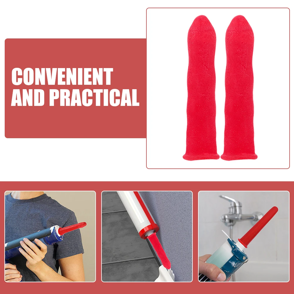 

20Pcs Caulking Tube Sealing Caps Caulk Saver Prevent Drying Easy Install Compact Lightweight Caulking Tubes Caps