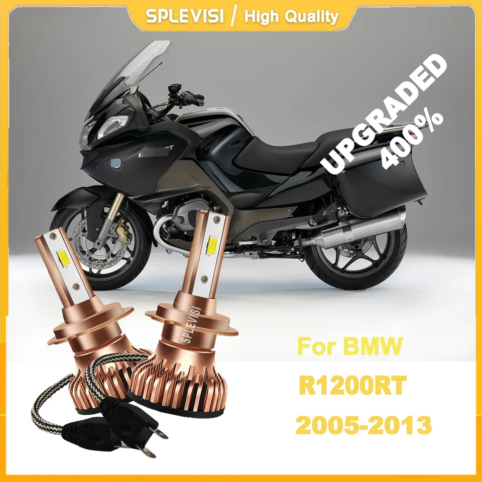 

LED Motorcycle Headlight 6000K Top Brightness Eliminates Dark Spots For BMW R1200RT 2005 2006 2007 2008 2009 2010 2011 2012 2013