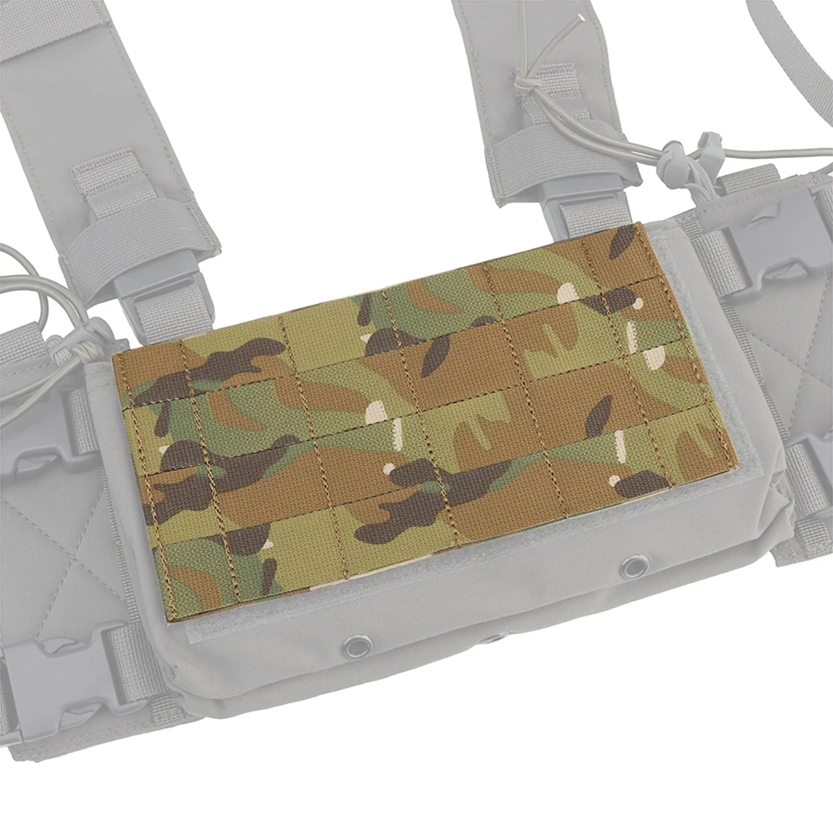 Tactical Vest Full MOLLE Panel Front Flap Micro Fight Chassis Hanging Panel For MK3 MK4 Chest Rig Expander Hunting Vest IPSC