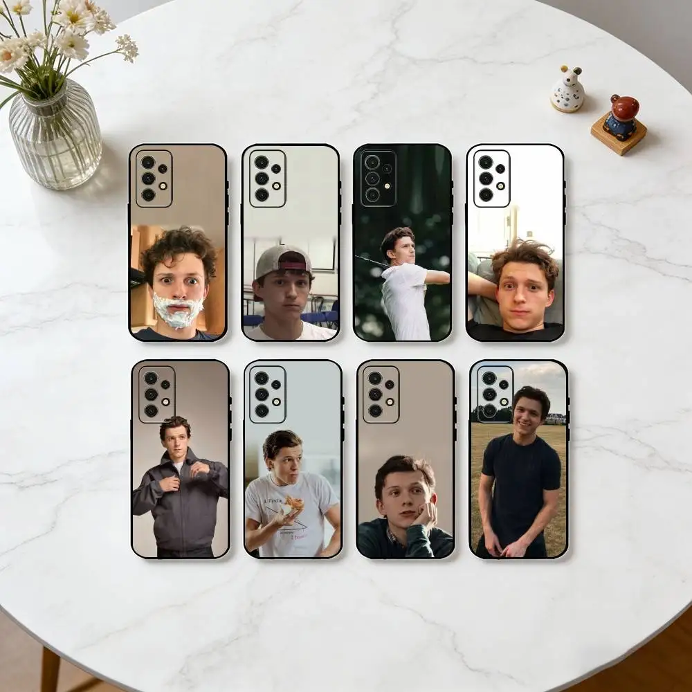 T-Tom H-Holland  Phone Case Black Silicone Soft For Samsung S25,S24,S21,S22,S23,S30,Ultra,S20,Plus,Fe,Lite