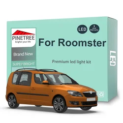 Car Led Interior Light Kit For Skoda Roomster 2006-2015 Led Bulbs Dome Map Trunk Glove Box Light Canbus No Error