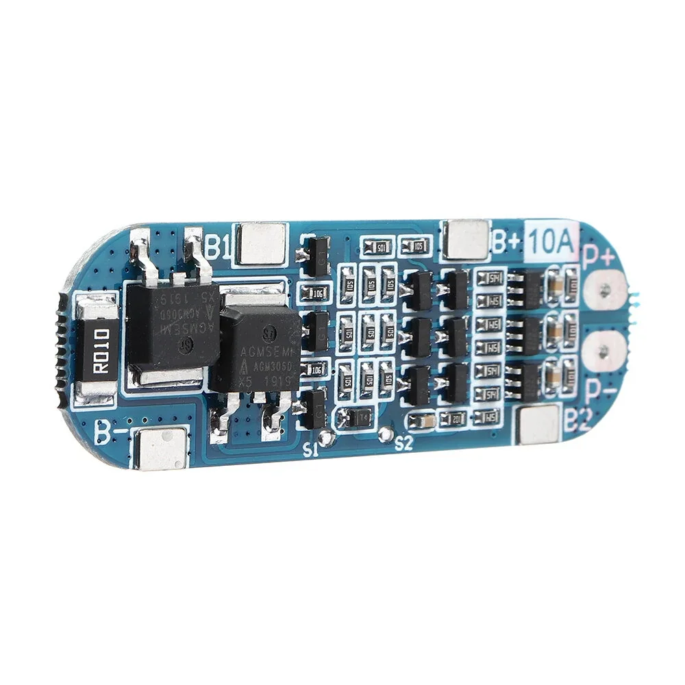3S 10A Lithium Battery Charger Protection Board Module for 18650 Li-ion Lipo Battery Cells BMS