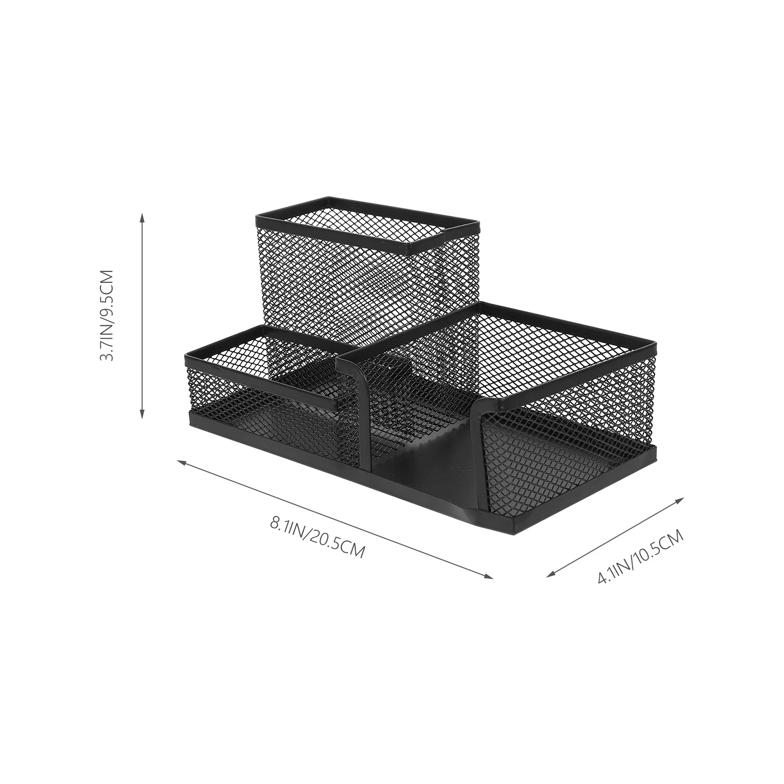 

2pcs Desktop Pen Holder Iron Pencil Organizer Wear-Resistant Tabletop Pen Organizers For Office Study School Bedroom