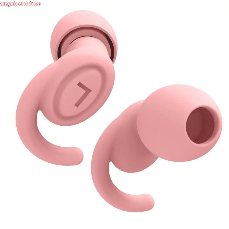 E8BA قابلة لإعادة الاستخدام مريحة مريحة للضوضاء تخفيض الأذن في السيليكون الناعم مناسبة للنوم الهادئ وبيئة هادئة #4