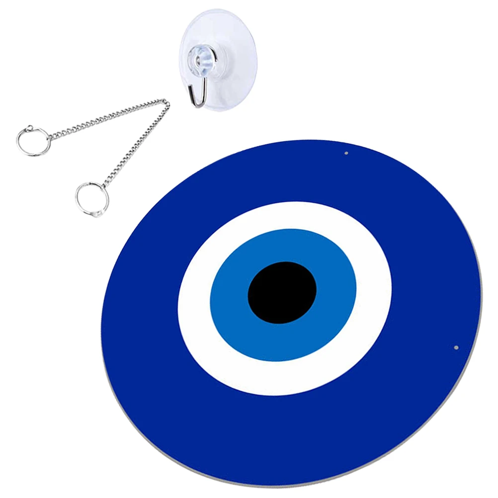 

1 set Evil Eye Pendant Hanging Decor Durable Wall Home Window Door Ornament Smooth Surface Reliable Material Family Gift