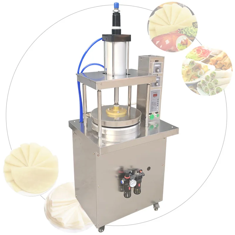 

20-80CM Automatic Pancake Pressing Machine Vegetable Braised Meat Pancake Roll Making Machine Tortilla Pancake Flattening Machin