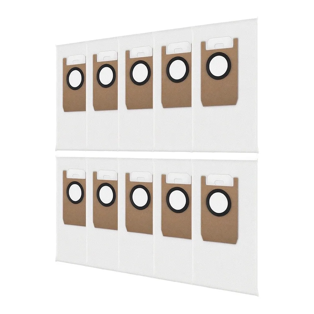 For eufy For Omni For S2 and Mop Compatible Vacuum Bags 4 or 10 Count Dust for capture Meltblown for fibre Layer Design