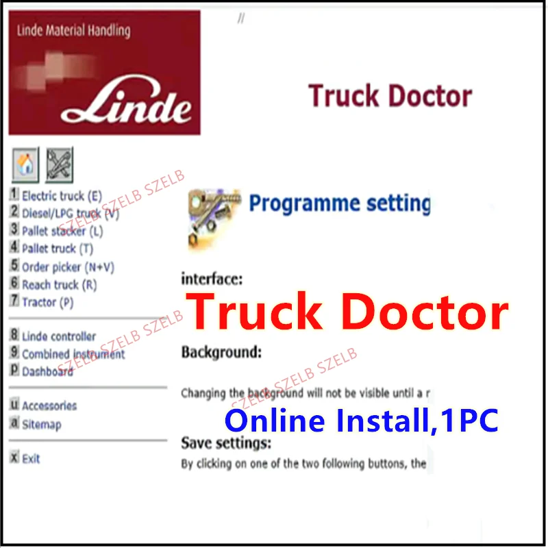 Linde Truck Doctor V 2.01.05 [02/2016] for Truck Diagnostic Software Diagnosis Program Free Remote Install