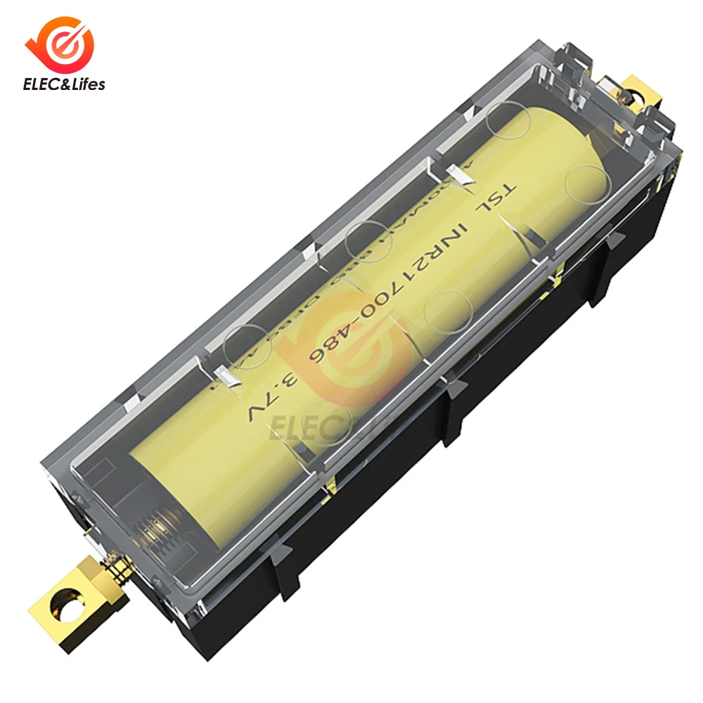 Splicable Battery Slot 18650 21700 Battery Holder 18650 Battery Box 21700 Storage Box 21700 DC Box