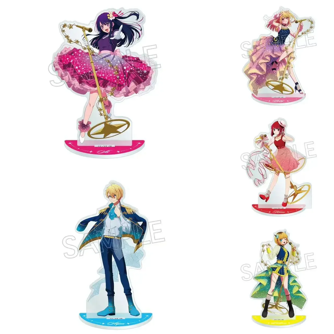 Anime Oshi No Ko Twinkle Star Acrylic Stand Toy Hoshino Ai Aqua Mem-Cho Mini Figure Model Doll Plate Cosplay Exhibition Gift