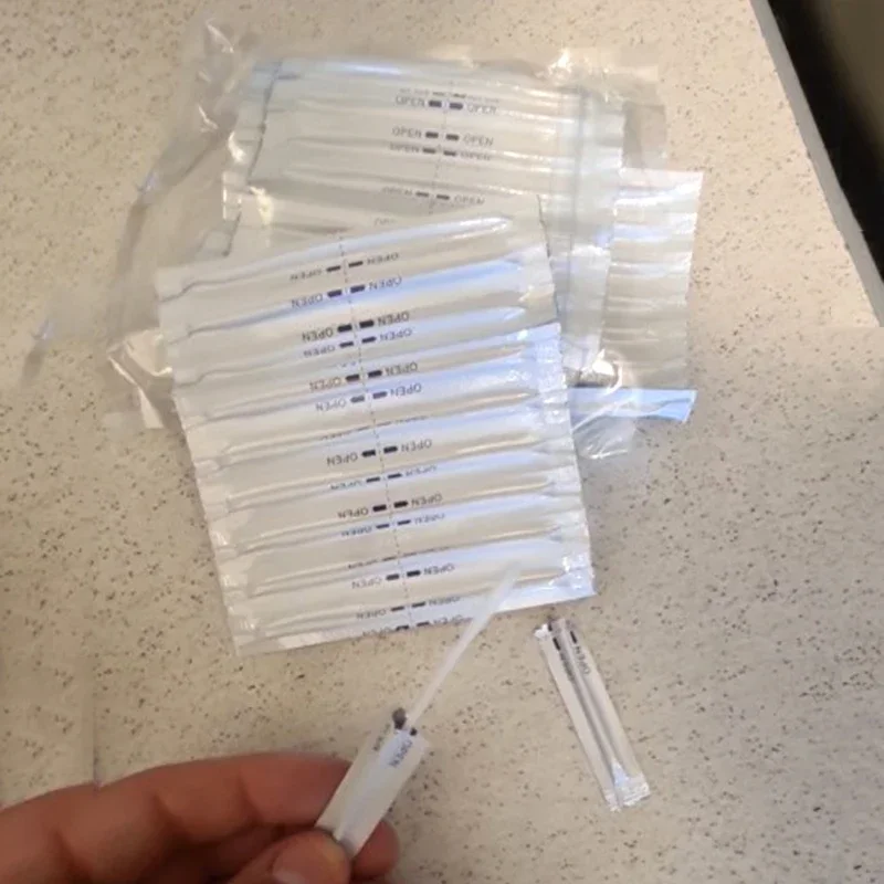 50 Pcs/lot Wet Al-cohol Cotton Swabs Double Head Cleaning Stick For IQOS 3 duo 3 2.4 PLUS Wholesale