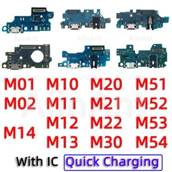 Dock USB Charger Quick Charging Port Connector Board Flex Cable For Samsung Galaxy M01 M02 M10 M11 M12 M13 M14 M21 M22 M53 M54