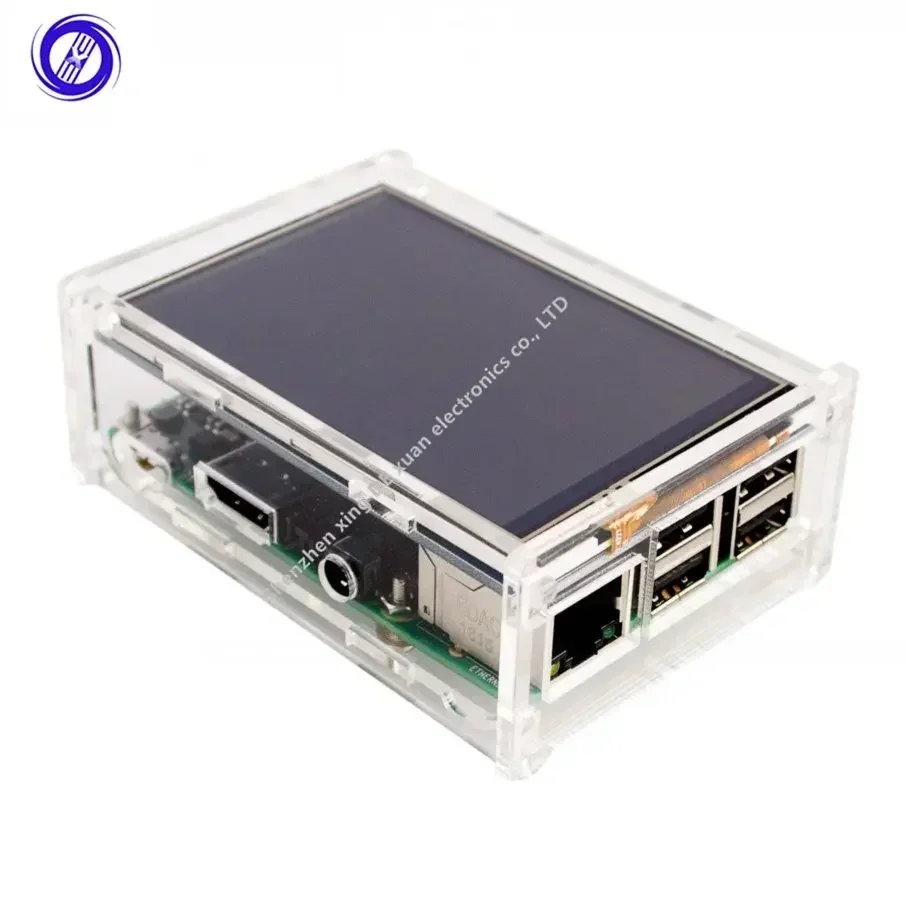 Acrylic Case for for Raspberry Pi 3 / Pi 2 Model B 3.5 inch LCD