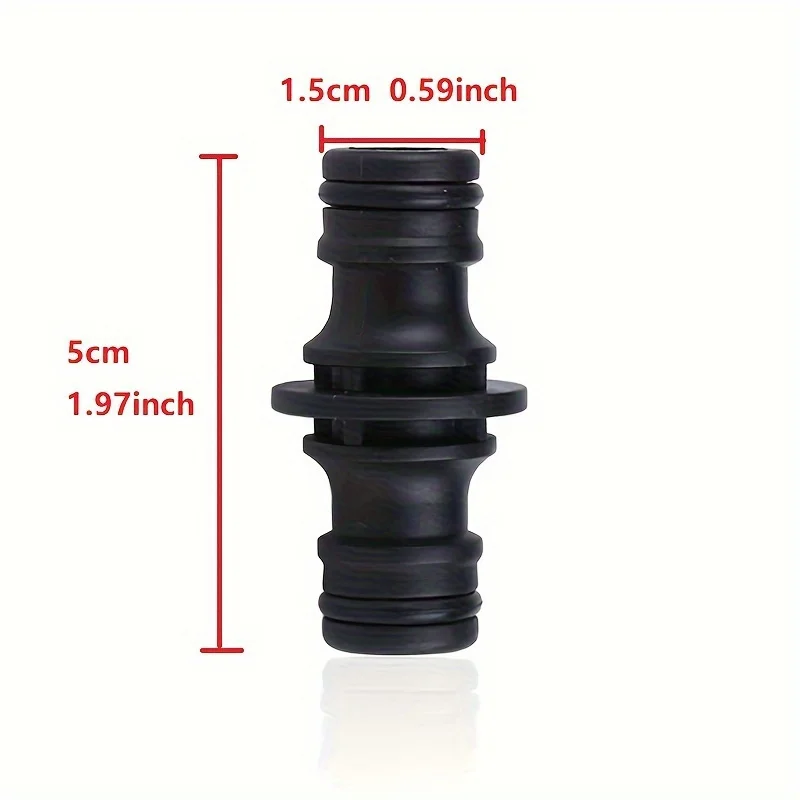 Horticultural Water Pipe Connection Kit - Quick-release Double Pipe Extension Piece, suitable for lawn irrigation systems,