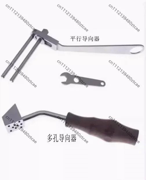 Orthopedic parallel drill guide, multi-hole positioning guide device, stainless steel reusable orthopedic instrument