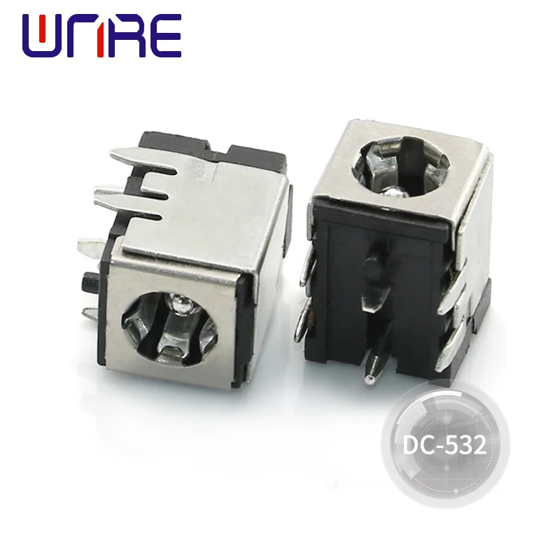 DC-532 DC Power Socket Interface Adapter Accessories Laptop Equipment Product Female Black Connector DC Charging Port