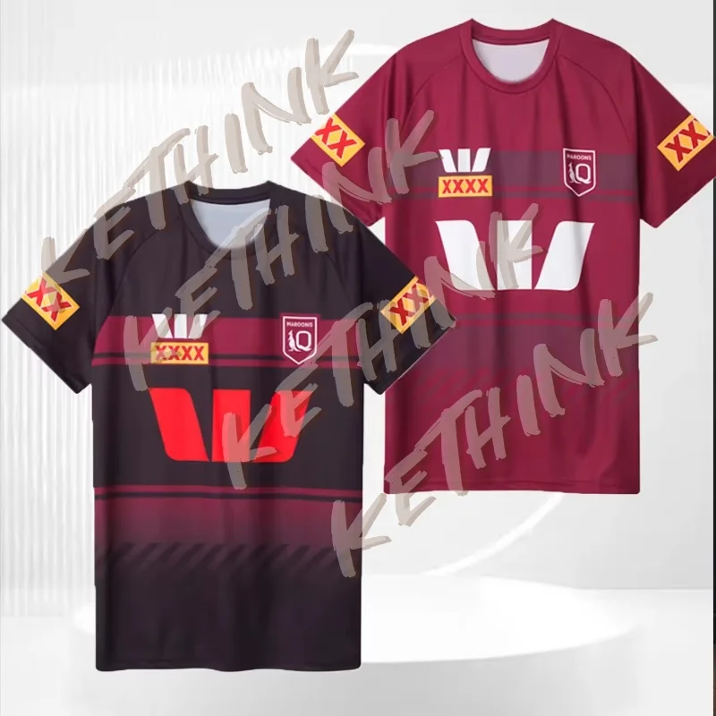 

Adult Mens Size Tops Quality Children Clothes 2024 Nsw Blues State Of Origin Indigenous Rugby Jersey Men Boys Tee Kids T-Shirt