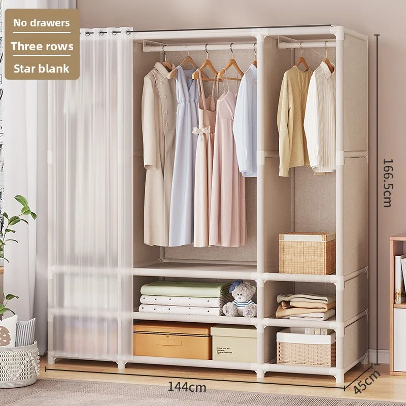 Apartments Apartments Durable Easy Assembly Storage Cabinet Cabinet Bedroom Freestanding Wardrobe Rack Small Easy AssemblyBedroom Furniture - Aliexpress Deal