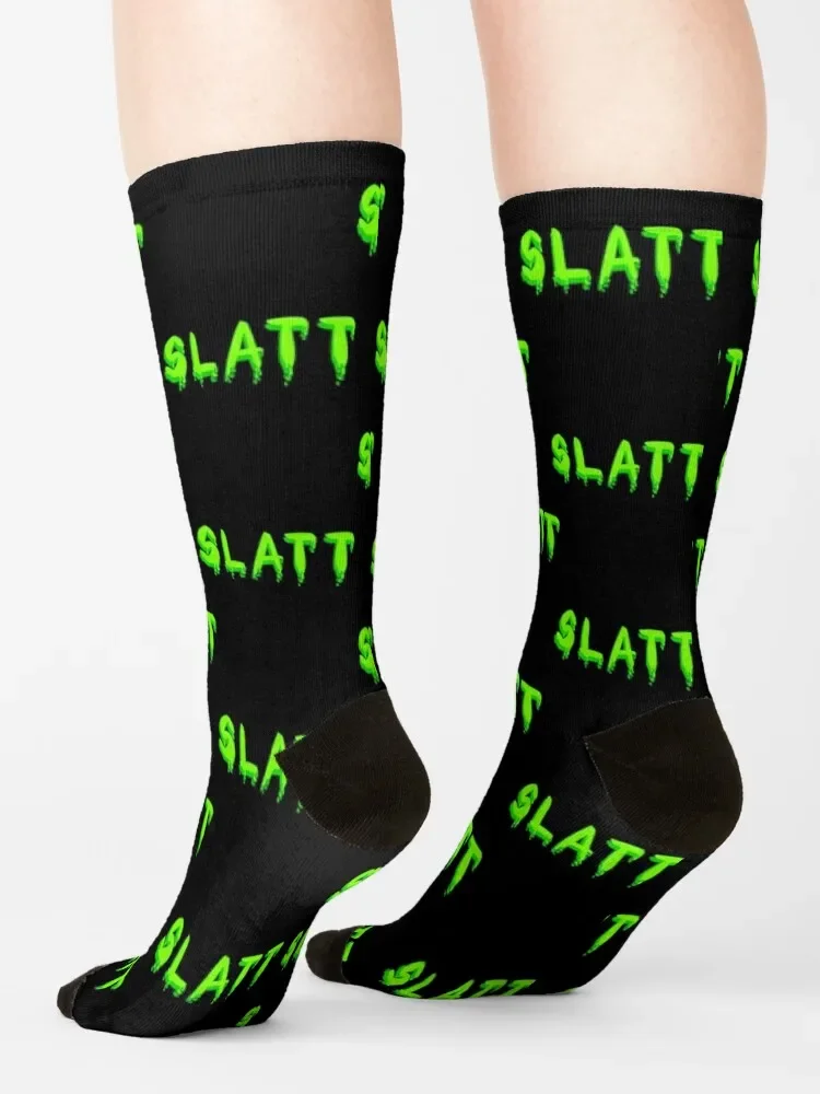 SLATT-V2 Socks para homens e mulheres, meias masculinas, meias do assoalho do tênis