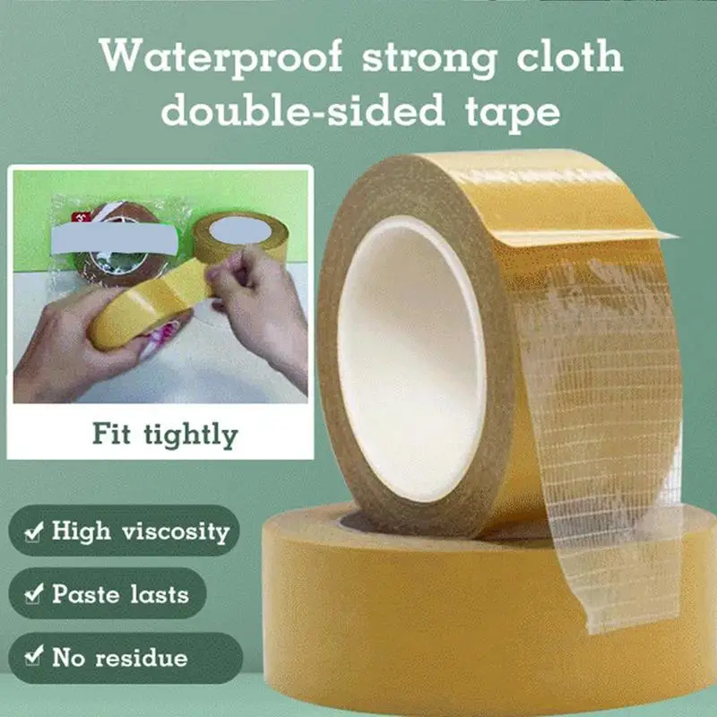 Strong Fabric Tape Clear Carpet Tapes High Temperature Resistant Construction Tapes For Carpets Blankets Poster Mats Stage Mats