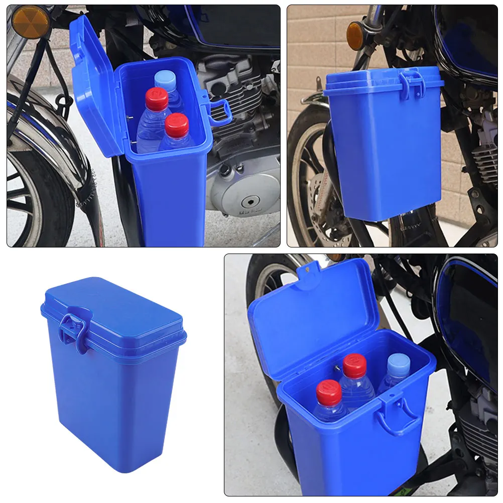 

Motorcycle Tool Box Sturdy Storage Case Durable Tool Container For Motorbike Accessories Easy Installation Secure Buckle Design
