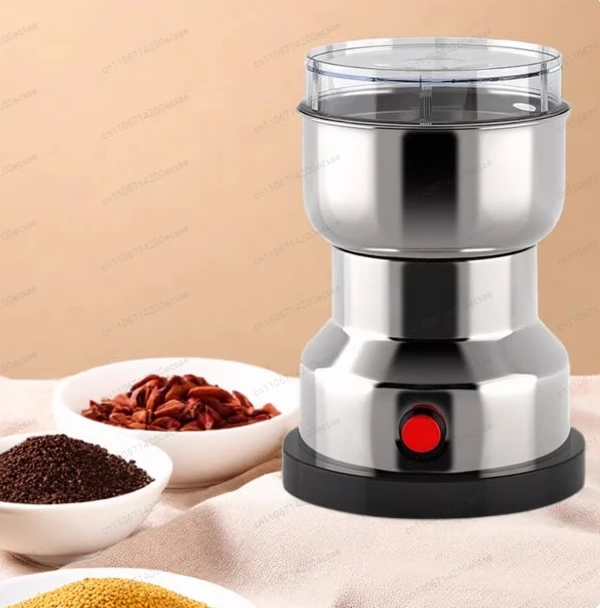 

Multifunction 4-Leaf Blade Grinding Machine Electric coffee Grinder Cereals Nuts Beans Spices Grains Stainless steel Crusher300g