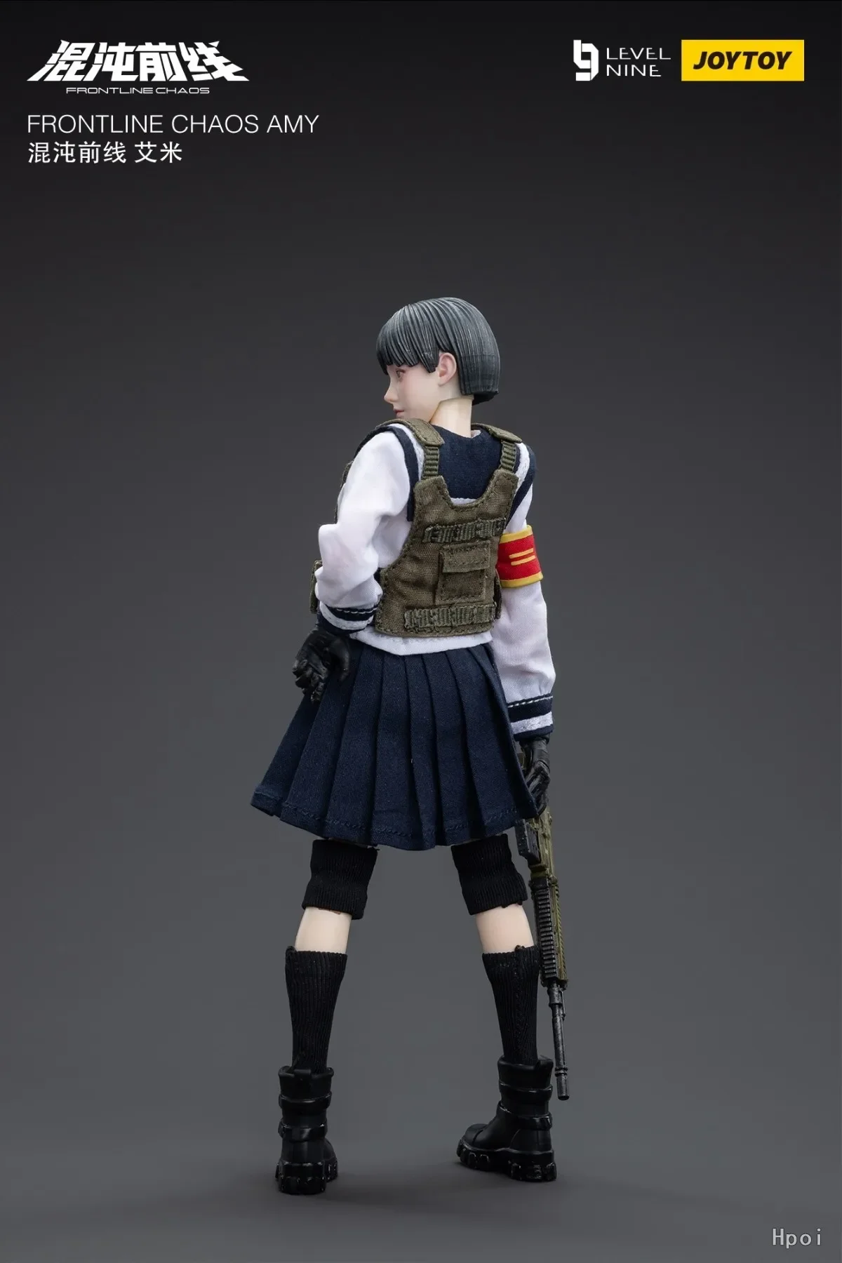 【Original】JOYTOY 1/12 ตัวเลขการกระทํา LEVEL9 FRONTLINE CHAOS AMY ทหารหญิงรุ่นของสะสมของเล่น
