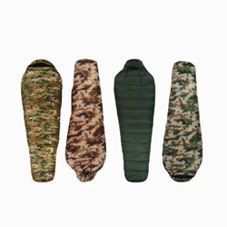 90% Duck Down Filled Soft Sleeping Bag Warm Winter Camping Mummy Sleeping Bag for Outdoor Travel Hiking 4 Kinds of Thickness