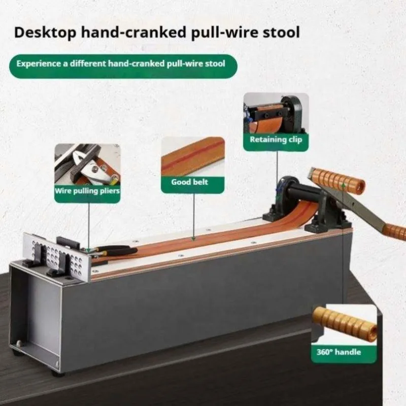 Desktop Hand-Operated Wire Drawing Machine Drawing Plate Booster Jewelry Wire Drawing Stool Processing Equipment view 5