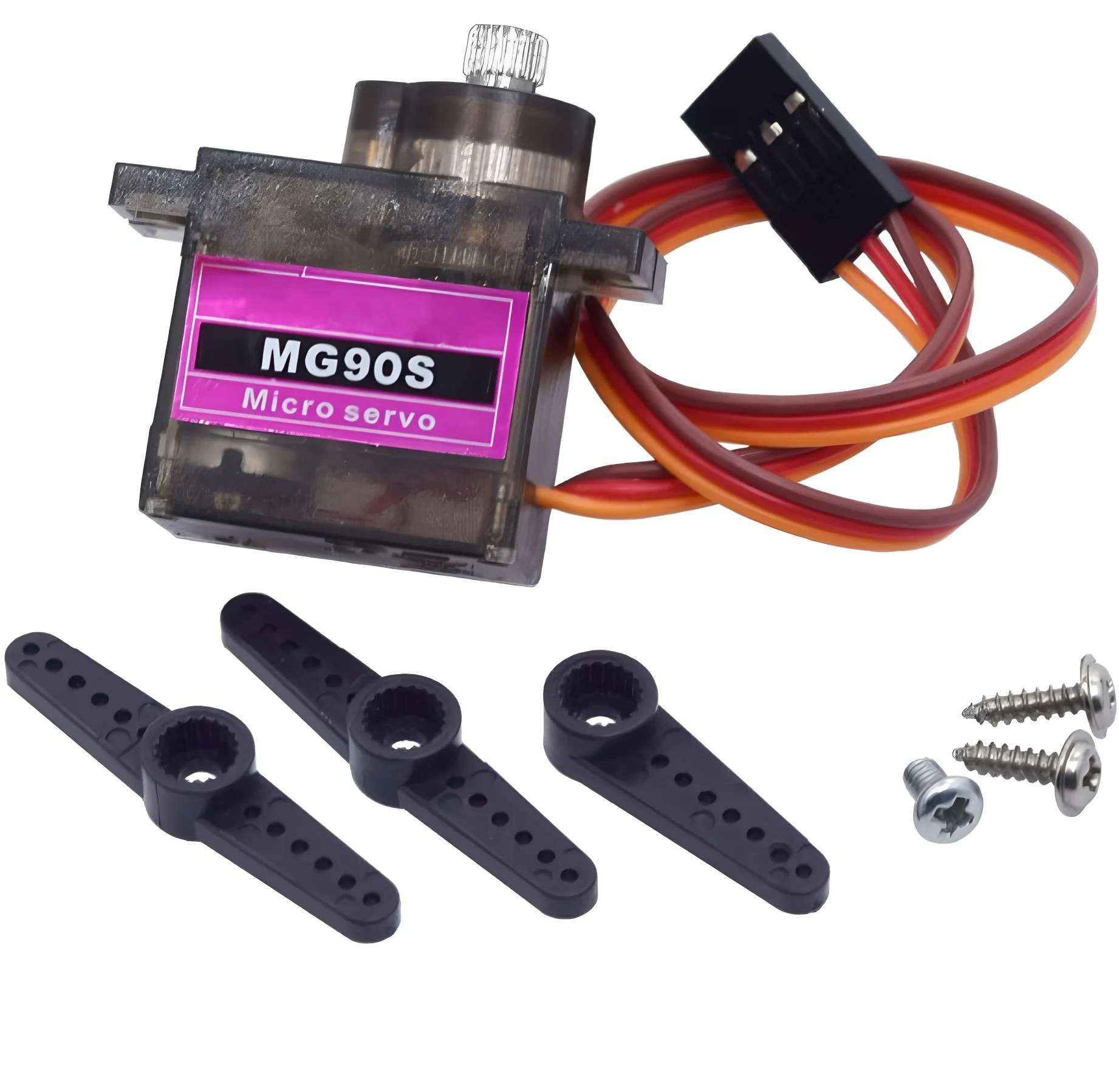4/5/10/20 pièces MG90S Micro servomoteur engrenage métallique analogique RC servomoteur 180 pour Mini voiture avion hélicoptère Arduino Robot UNO bricolage