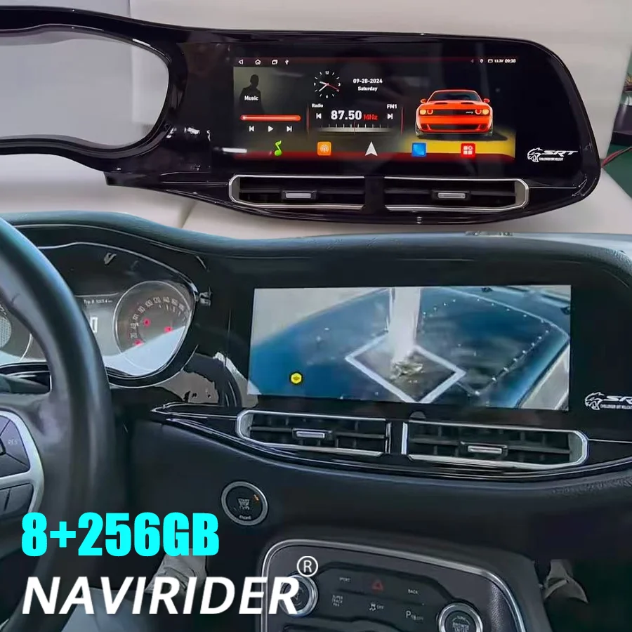 

12.3" Touch Screen For Dodge Challenger SRT Hellcat Charger R/T 2010-2024 Car Radio Android CarPlay GPS Navi Multiedia Player