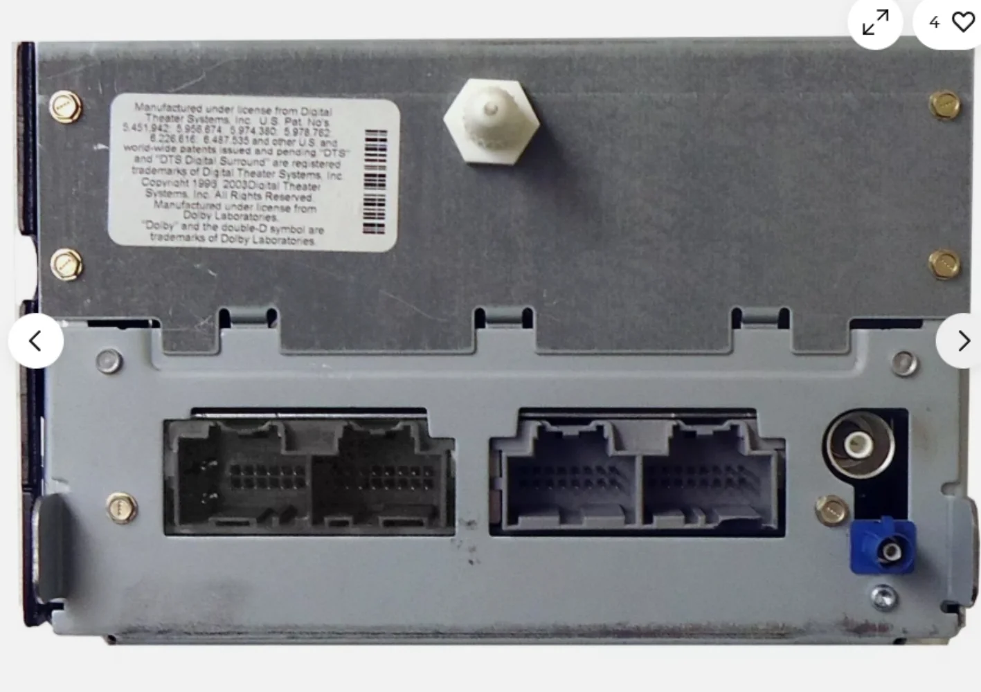 Sbloccato Buick Radio Navigazione Lettore CD DVD Ricevitore GPS AUX Display stereo