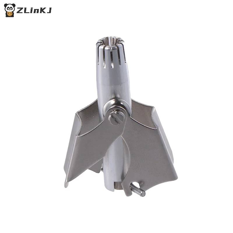 ▶1PCS Men's Stainless Steel Nose Hair Trimmer Manual Nose Hair Cleaner Washable Portable Ear Hair Removal Clipper Cutting Tool