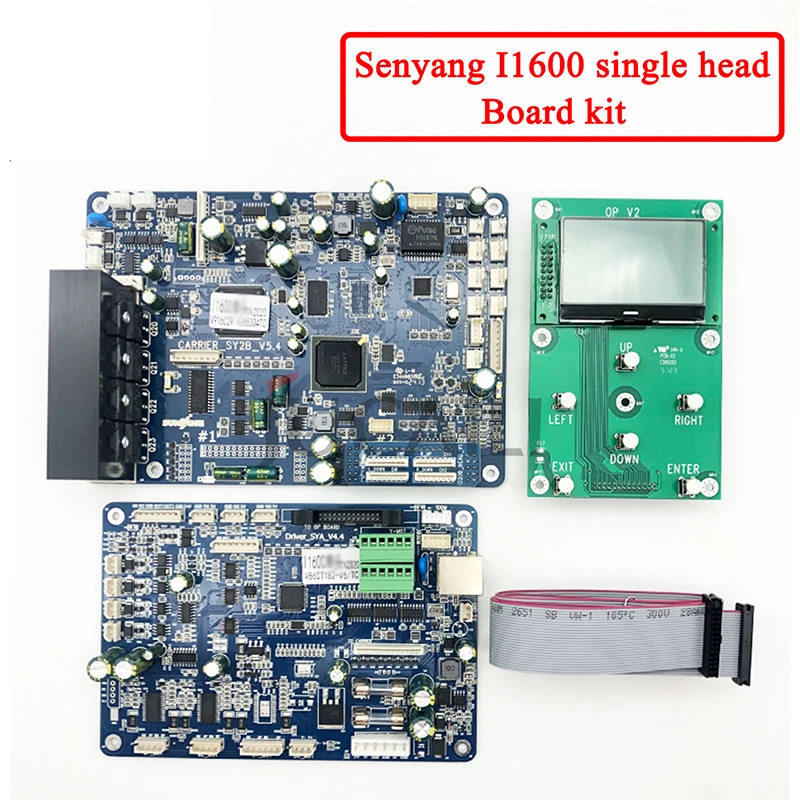 Jucaili Senyang I1600 Head Board Kit for EPS I1600 Single Head Carriage Board Main Board for Inkjet Printer V6 Plate Set