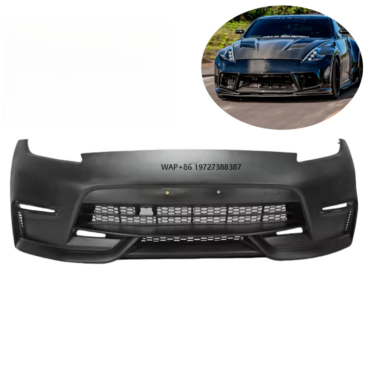 

High Quality PP Material Front Bumper for 370Z Z34 Nismo Style Bodykit
