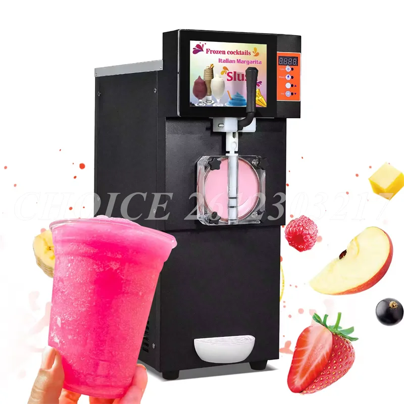 

Commercial 1 cylinder single slot smoothie making snow melting machine electric automatic slush machine frozen drink maker