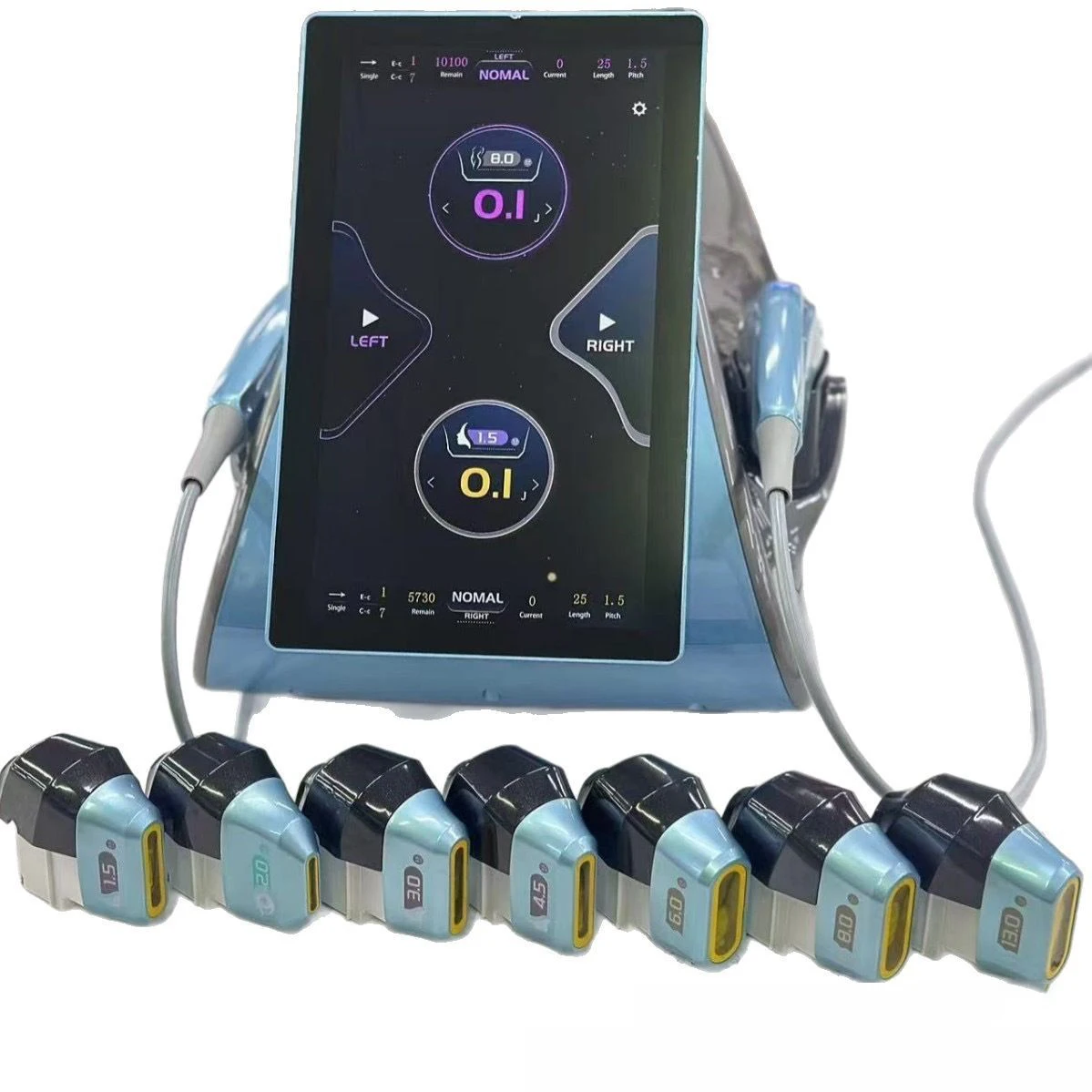 อุปกรณ์จัดการผิวหน้าแบบตั้งโต๊ะสำหรับการยกกระชับใบหน้า ลดเลือนริ้วรอย และร้านเสริมสวย