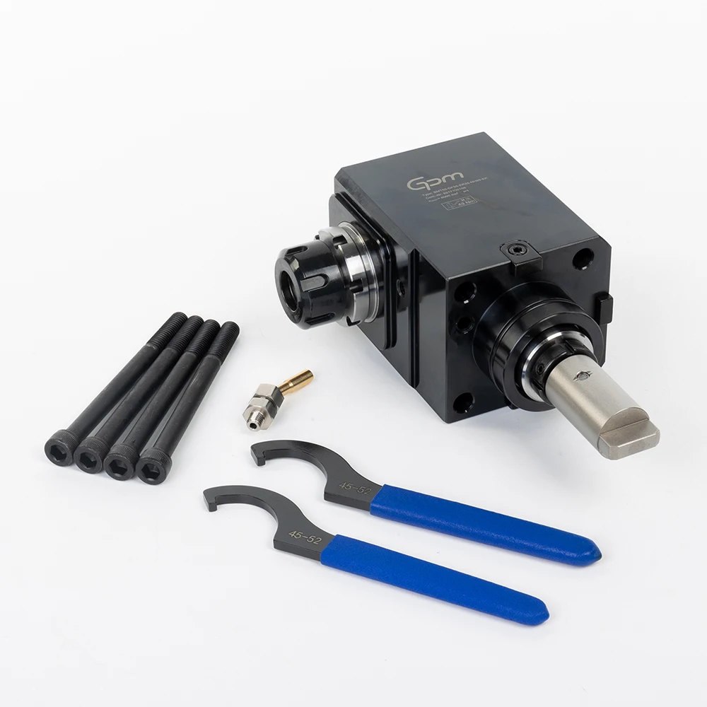 BMT Series Driven Tool Holder From the GPM Brand BMT55 90deg ER25 NH85 for CNC Slant-bed Lathe CNC Machining Center