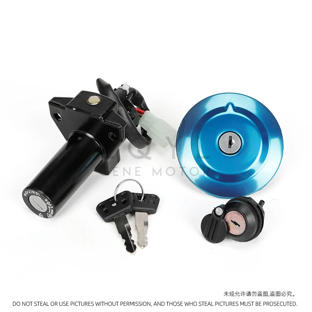 دراجة نارية مفتاح إشعال قفل غطاء الوقود الغاز خزان غطاء مفتاح مجموعة لياماها YBR-125 YBR JYM125-7 JYM125