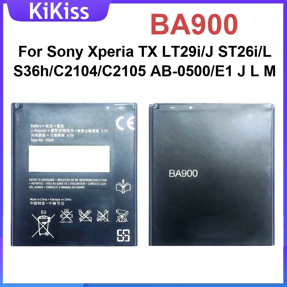 

Аккумулятор 1700 мАч для Sony Xperia Tx Lt29i J St26i L S36h C2104 C2105 Ab-0500 E1 M So-04D Mob