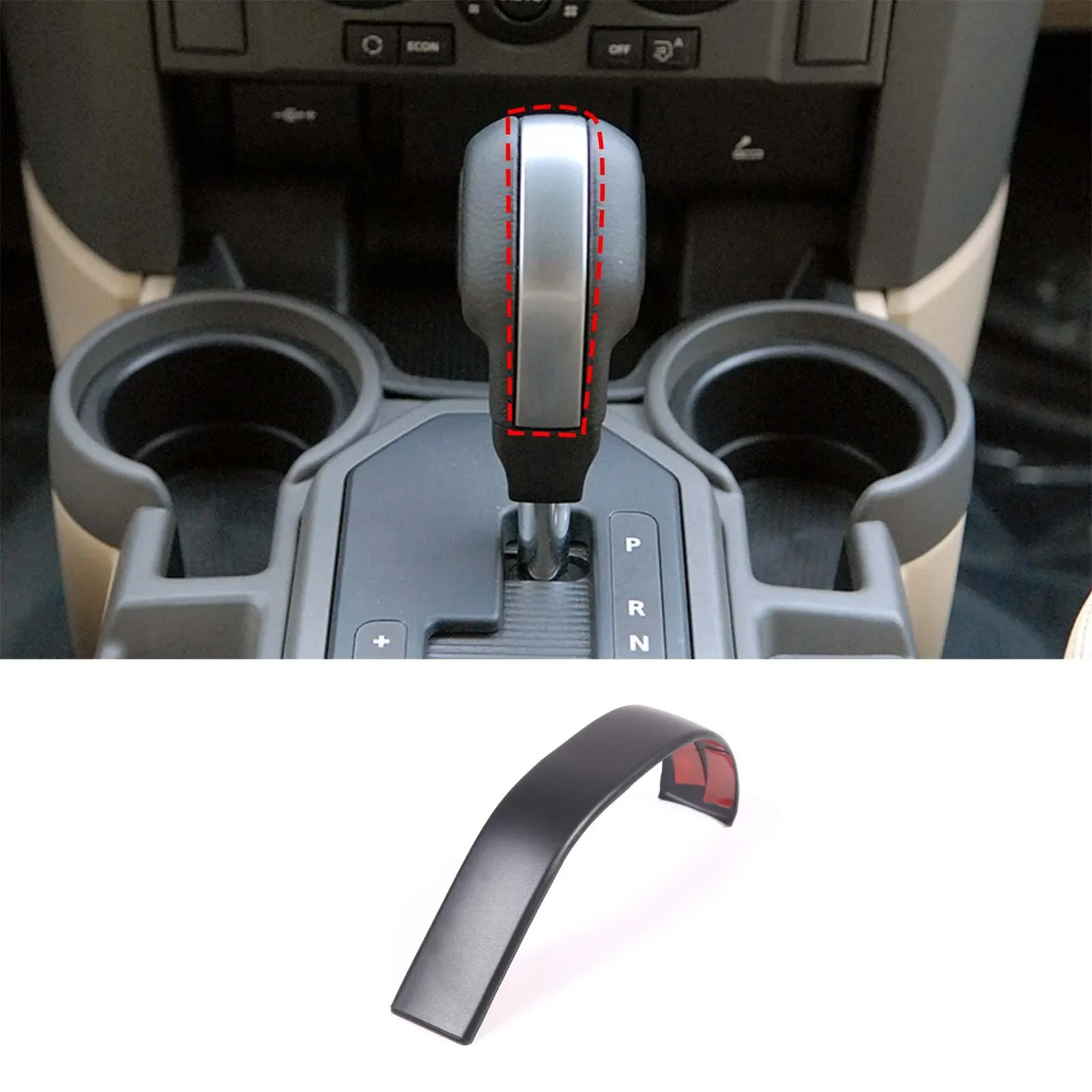 

For Land Rover Discovery 3/4 2004-2012 Center Control Shift Head Trim Cover ABS Interior Accessories