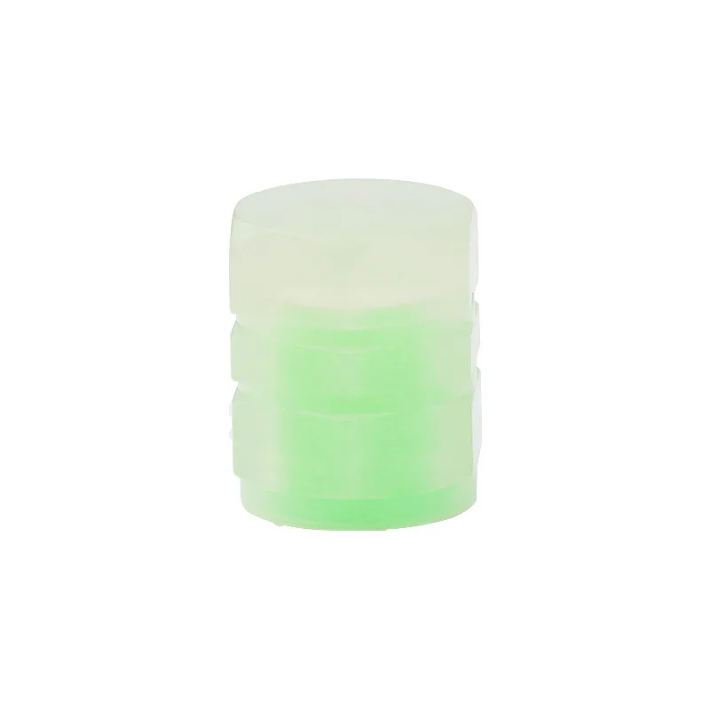 Universal Luminous Valve Cap Plastic Dust-proof Tires Wheel Hub Valve Glowing Tyre Stem Covers Applicable Car Motorcycle Bike