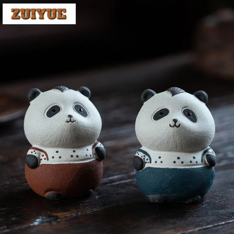 

Исин Цзыша кунг-фу панда чайный питомец древний аквариум ландшафтный дизайн чайная фигурка игровые игрушки чайная статуя украшения качество изготовления ремесло