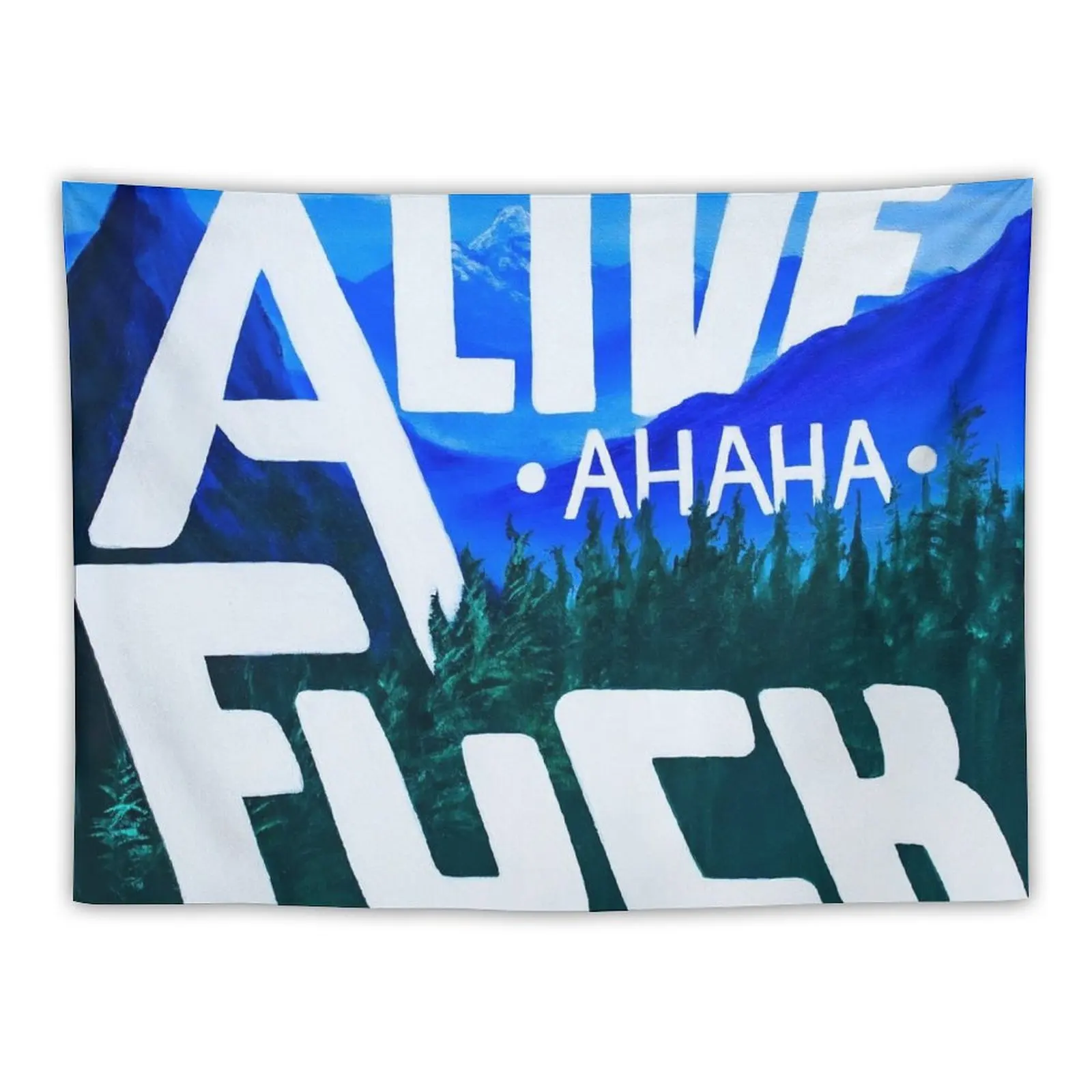 

New ALIVE AHAHA Tapestry Room Decor Bathroom Decor