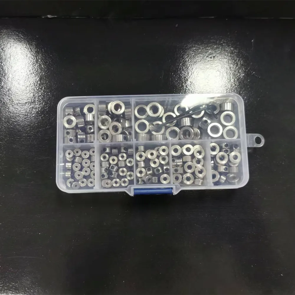 Kit WieshammKit pour pièces d'avion RC, collier de roue, Psych, arbre, appellation, douille en acier, train d'atterrissage, bouchon, 8 spécifications, 160 pièces