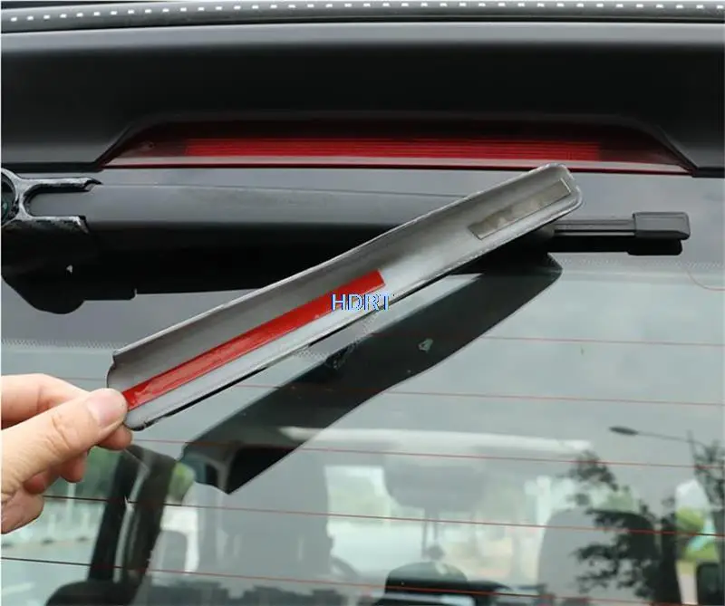 Rear Wiper Cover Trim Strip Trunk Tailgate Tail Door Moulding For Great Wall GWM Tank 300 WEY Tanker 2021 + Car Styling Exterior