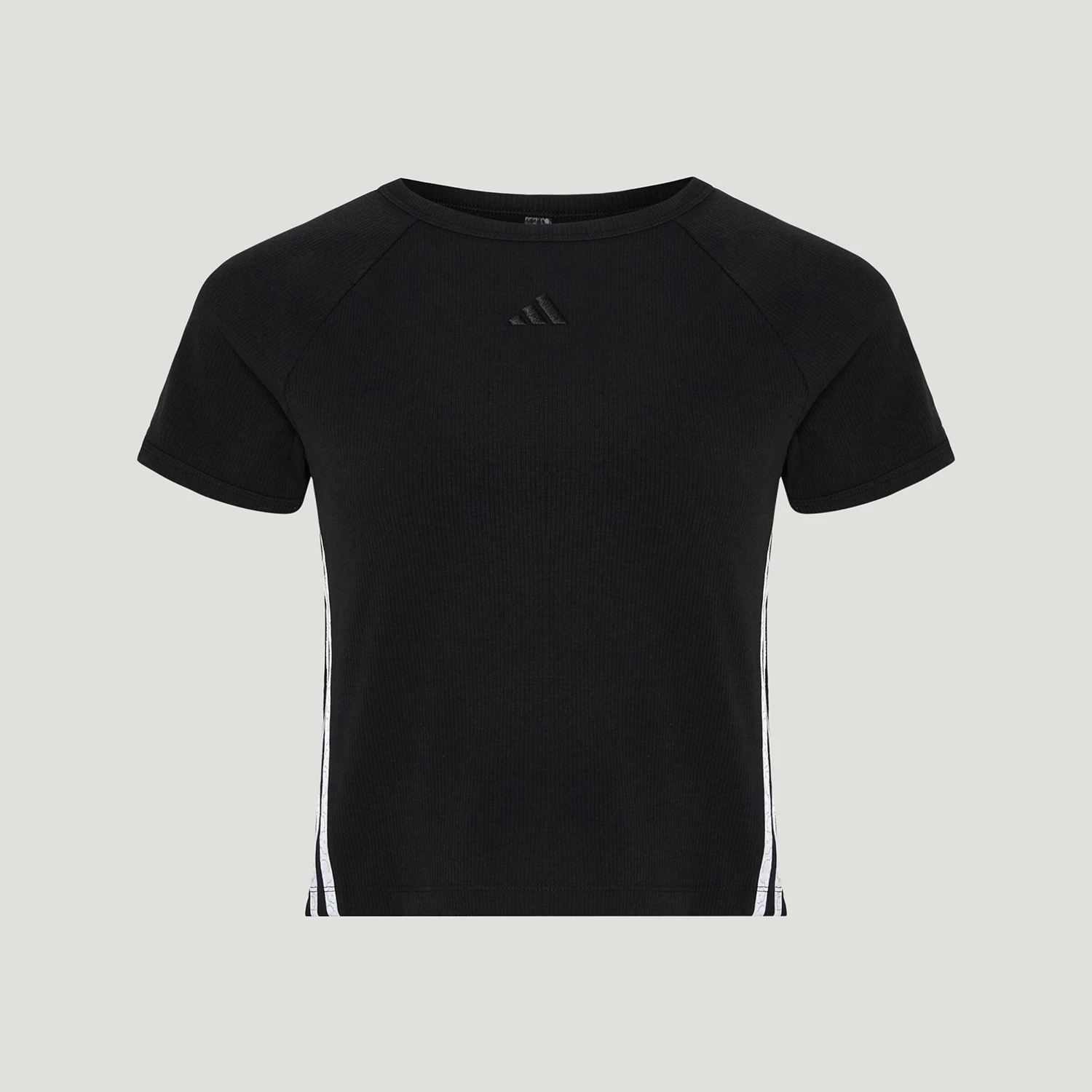 Adidas genuine women's fashionable casual knitted pullover sports short sleeved T-shirt KX6697