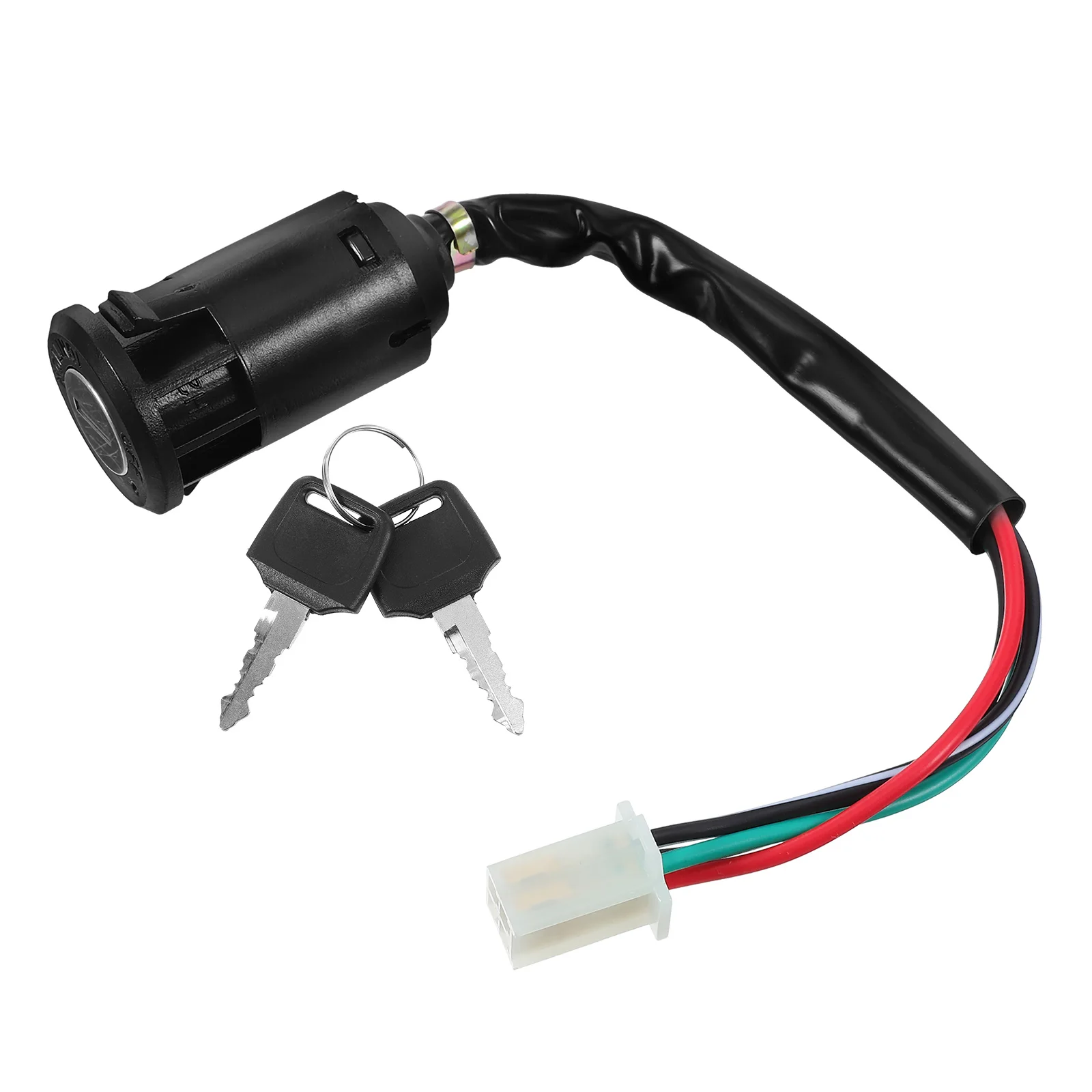 

Universal Ignition For Atv Scooter Motorcycle 50Cc-250Cc Durable Plastic Metal Easy Install Beach Buggy Starter Lock With Key